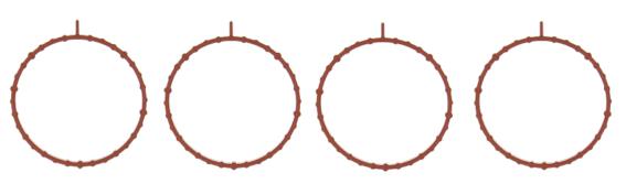 Permaseal Exhaust Manifold Collector Gasket MS3816