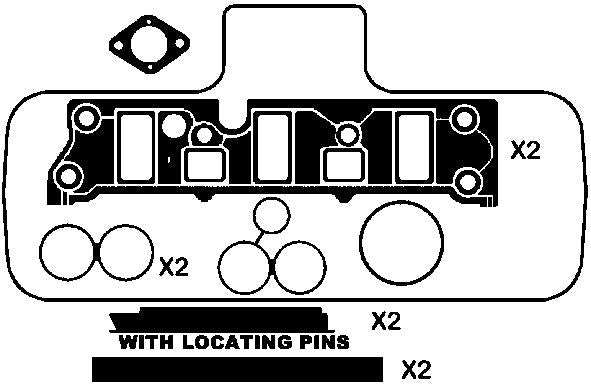 Permaseal Manifold Gasket Set MS3841K