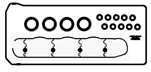 Permaseal Valve Cover Gasket Kit LH RC3117LK