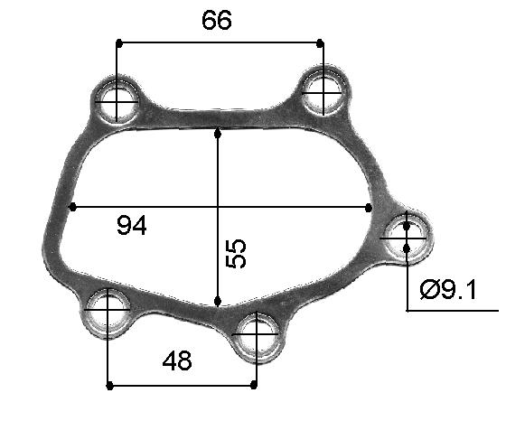 Permaseal Turbo Outlet Gasket TUR016