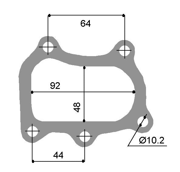 Permaseal Turbo Outlet Gasket TUR023