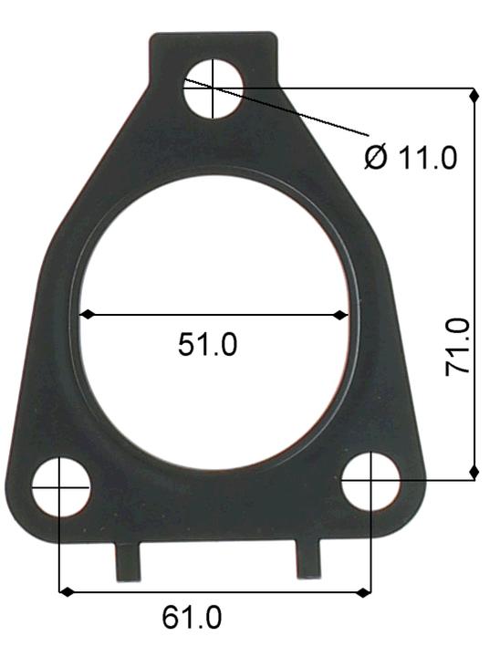 Permaseal Turbo Inlet Gasket TUR033