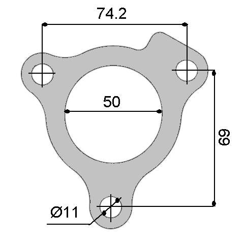 Permaseal Turbo Outlet Gasket TUR042