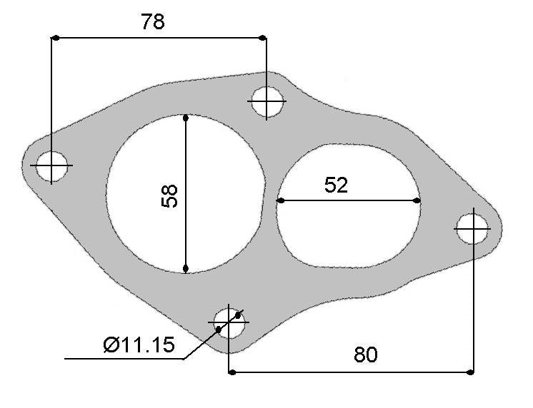 Permaseal Turbo Outlet Gasket TUR044