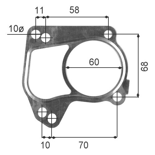 Permaseal Turbo Inlet Gasket TUR067