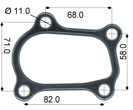 Permaseal Turbo Outlet Gasket TUR084