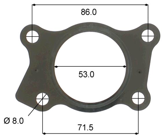 Permaseal Turbo Outlet Gasket TUR108