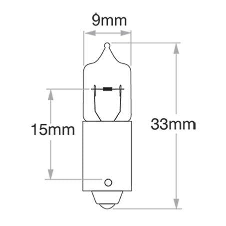 Philips Standard Bayonet Globe 12V 6W 12036