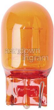 Philips Standard T20 Wedge Globe 12V 21W Amber (10Pk) 12071