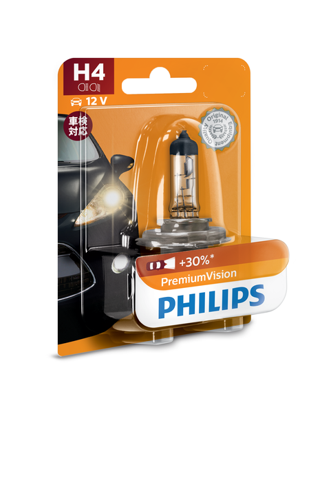 Philips Premium H4 Globe 12V 60/55W 12342PR