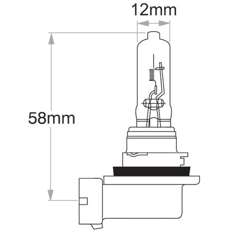 Philips Standard H9 Globe 12V 65W 12361