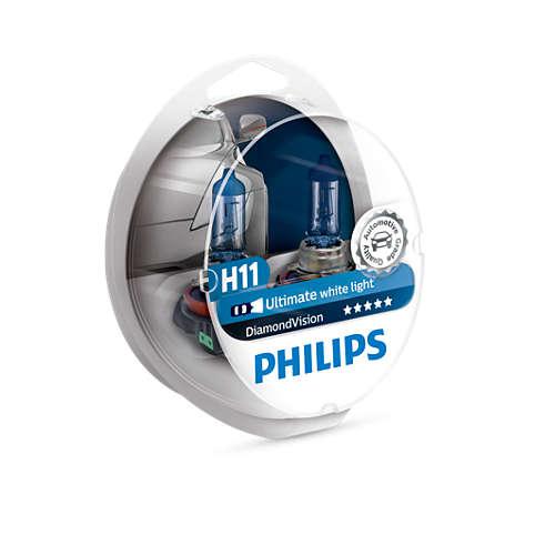 Philips Diamond Vision H11 Globe 12V 55W (2Pk) 12362DVS2