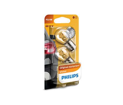 Philips Bayonet Globe 12V 21/4W (2Pk) 12594B2