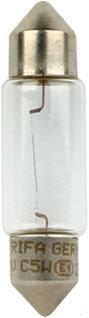 Philips Standard Festoon Globe 41x10mm 12V 5W (10Pk) 12864
