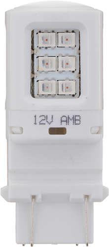 Philips Ultinon LED T20 Wedge Globe 12V Amber 3157AULAX2
