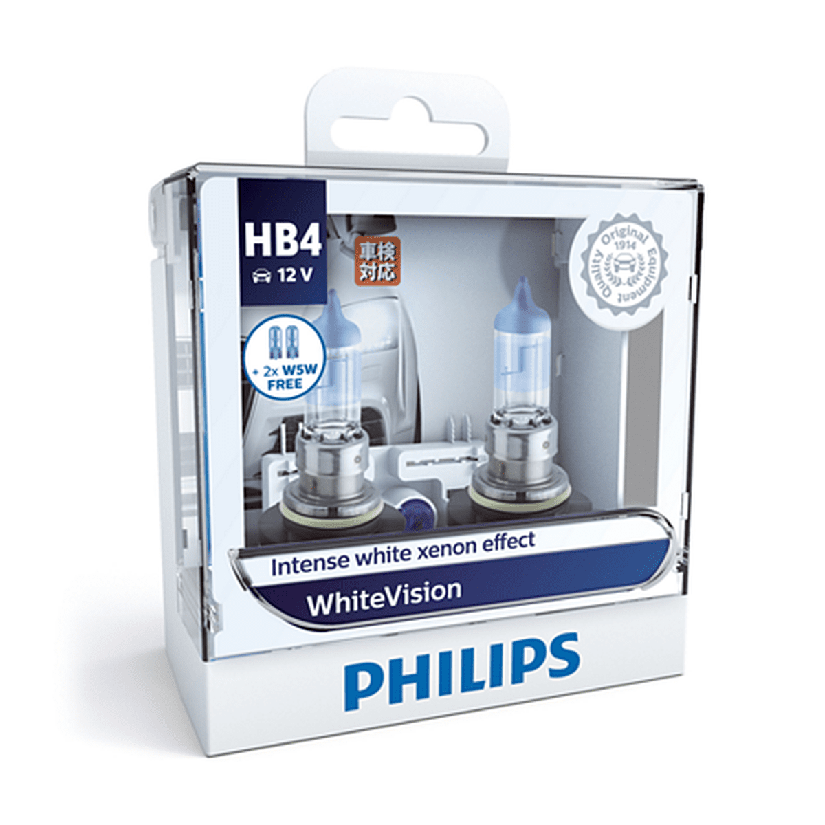 Philips White Vision HB4 LED Globe Kit 12.8V 55W (2Pk) 9006WHVSM