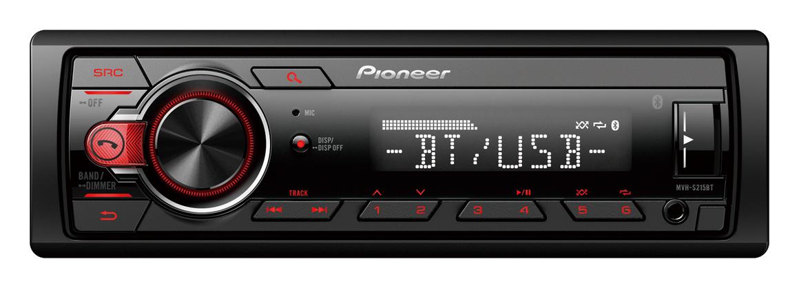 Pioneer MVH-S215BT AM/FM/USB/AUX/Bluetooth Receiver Car Stereo