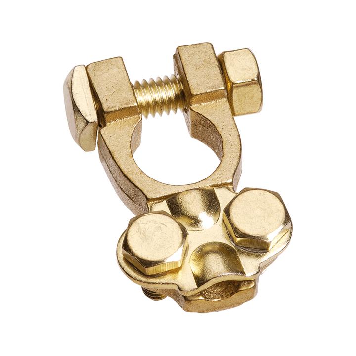 PROJECTA Brass Battery Terminal Universal Saddle Mount 8-0B&S 2 Pack BT11-2