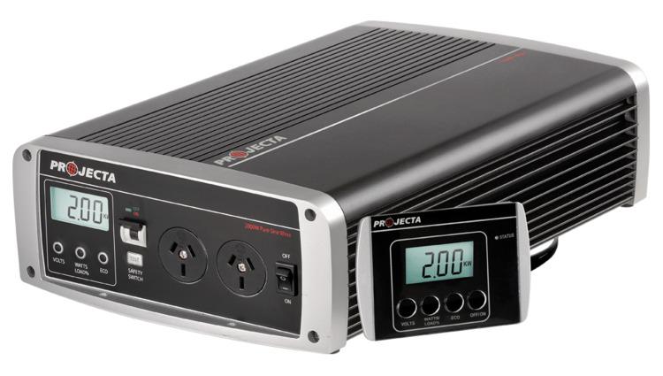 PROJECTA Intelli-Wave 12V 2000W Pure Sine Wave Inverter W/ Ac Transfer Switch IP2000