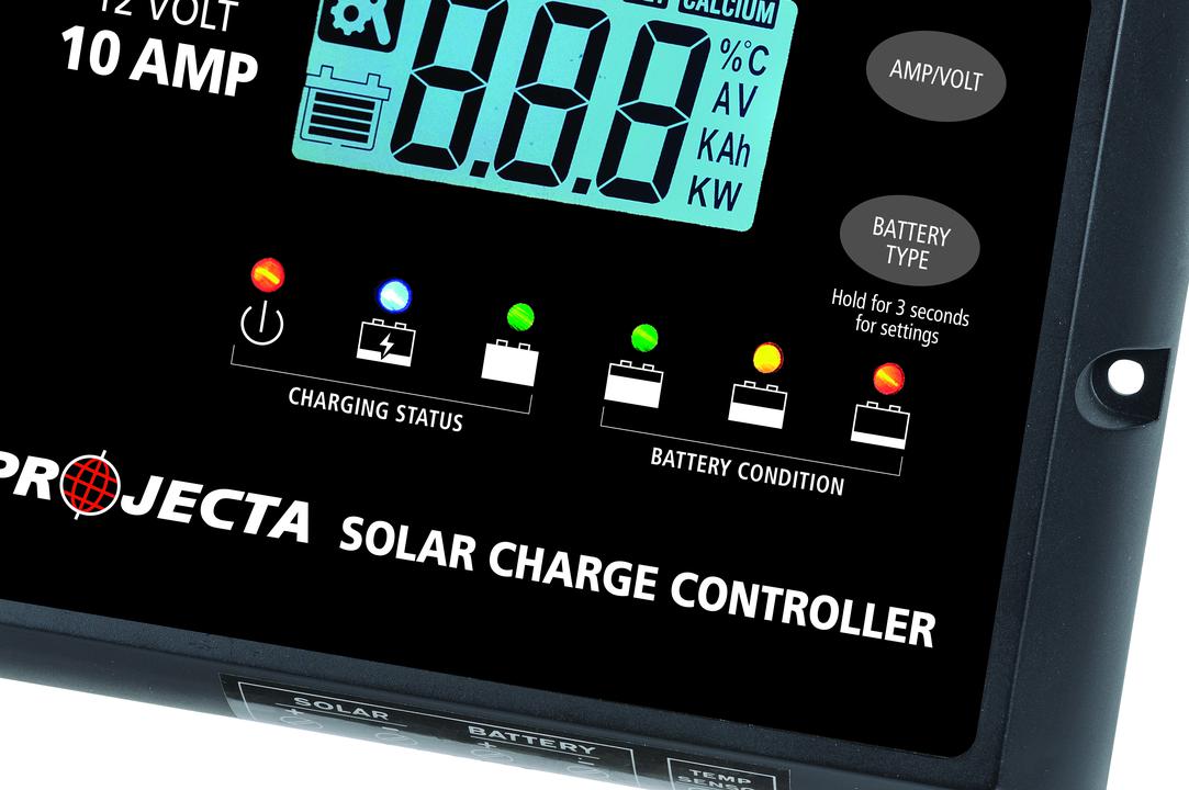 PROJECTA 10A 12V Solar Charge Controller 4 Stage Auto SC110