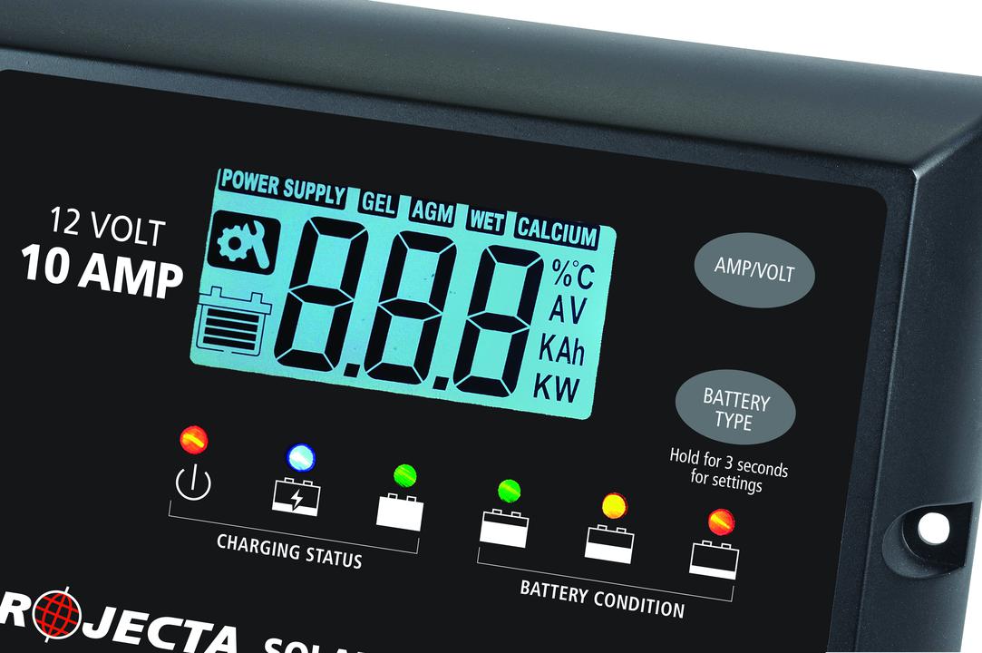 PROJECTA 10A 12V Solar Charge Controller 4 Stage Auto SC110