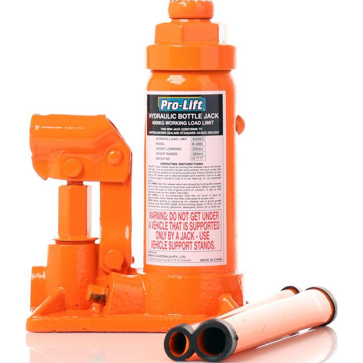 Pro-Lift Hydraulic Bottle Jack 4000kg B-4000