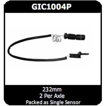Protex Brake Pad Wear Sensor GIC1004P