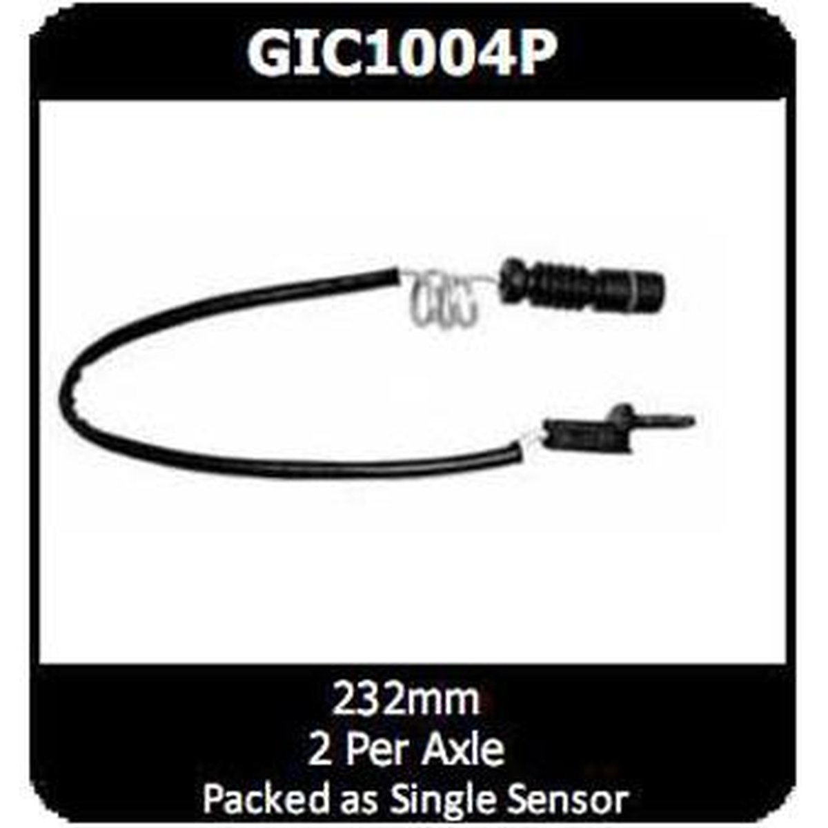 Protex Brake Pad Wear Sensor GIC1004P
