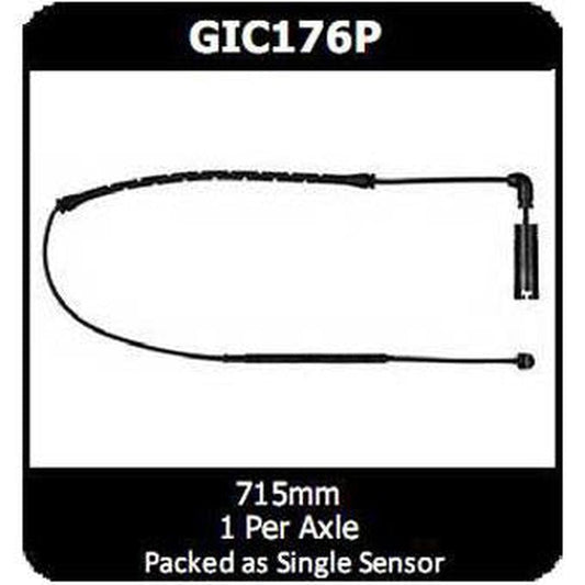 Protex Brake Pad Wear Sensor GIC176P