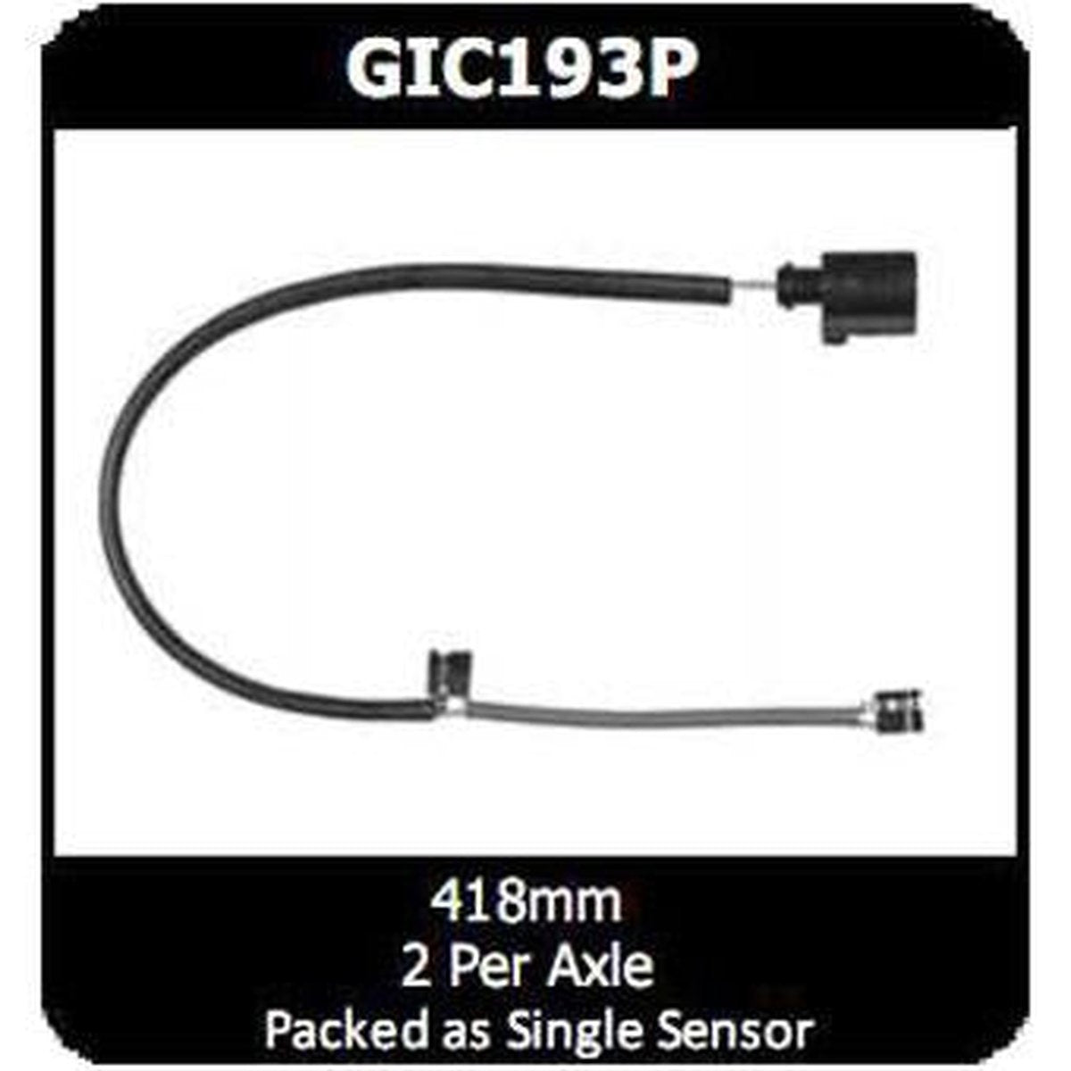 Protex Brake Pad Wear Sensor GIC193P