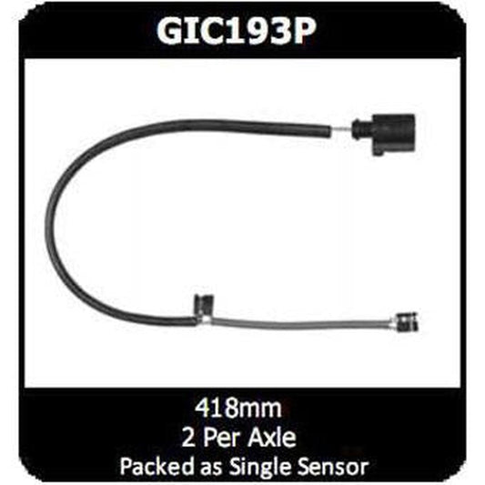 Protex Brake Pad Wear Sensor GIC193P