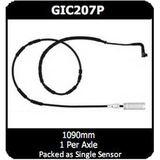 Protex Brake Pad Wear Sensor GIC207P