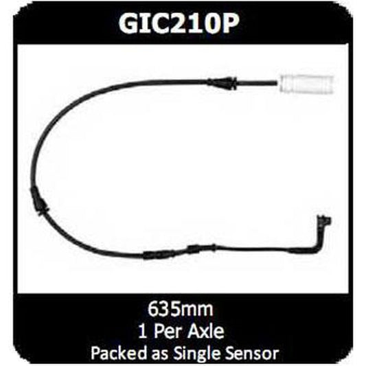 Protex Brake Pad Wear Sensor GIC210P