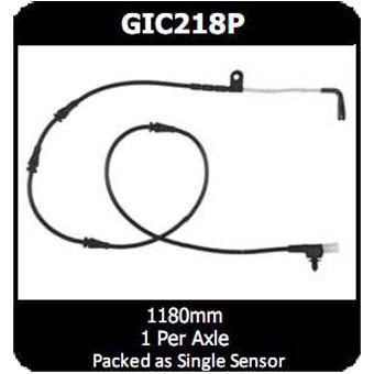 Protex Brake Pad Wear Sensor GIC218P
