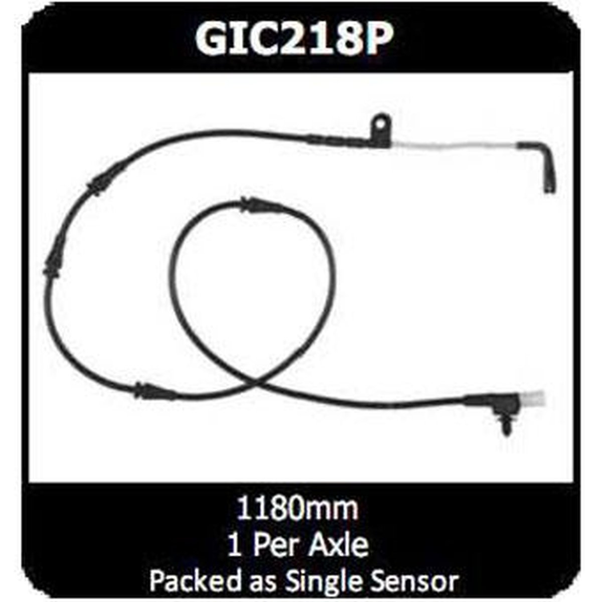 Protex Brake Pad Wear Sensor GIC218P