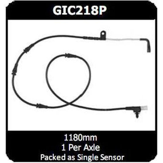 Protex Brake Pad Wear Sensor GIC218P