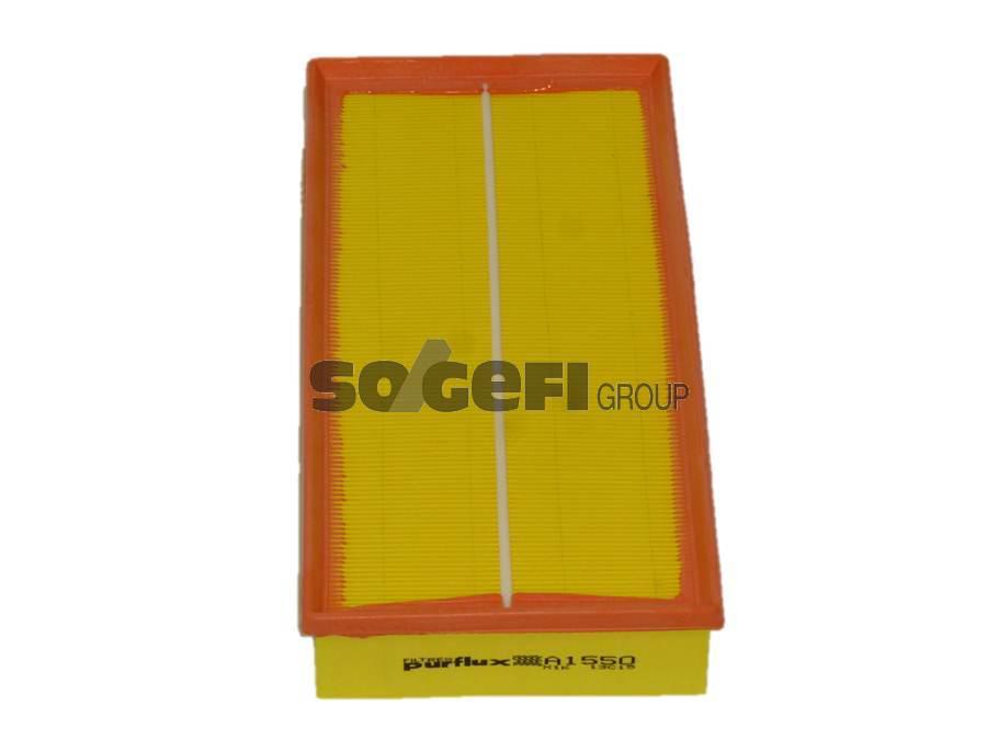 Purflux Air Filter 389x187x62mm A1550