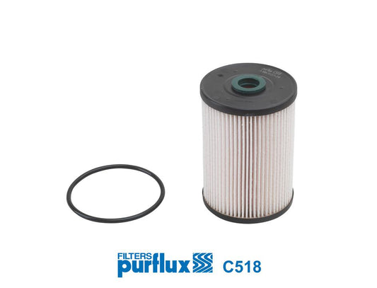 Purflux Fuel Filter 116mm H 18mm Int Dia 81mm Ext Dia for Diesel C518