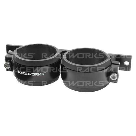 Raceworks Twin Fuel Pump Bracket 60mm Black