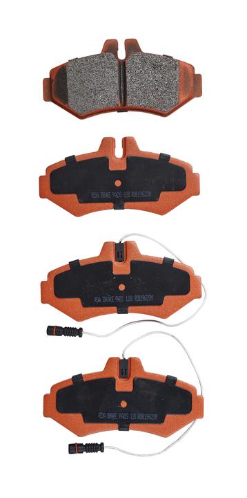 RDA GP Max Brake Pad Set Rear RDB1962