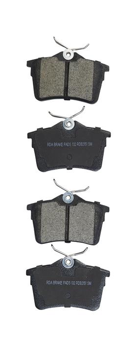 RDA GP Max Brake Pad Set Rear RDB2151
