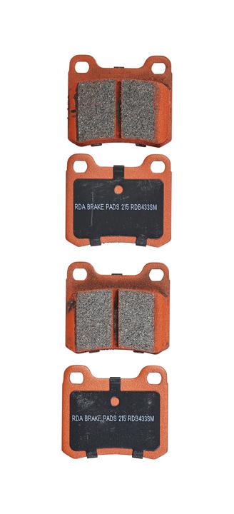 RDA GP Max Brake Pad Set Rear RDB433