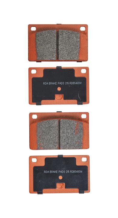 RDA GP Max Brake Pad Set Front RDB549