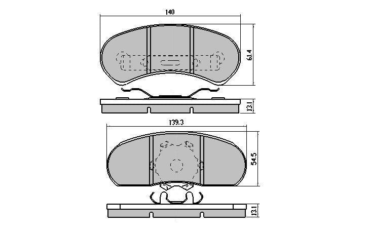RDA Phantom Ceramic Brake Pad Set Front RDC1045