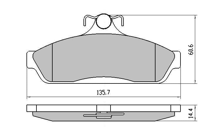 RDA Phantom Ceramic Brake Pad Set Front RDC1085