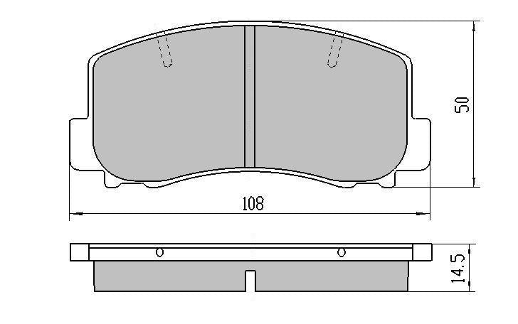 RDA GP Max Brake Pad Set Front RDB1103