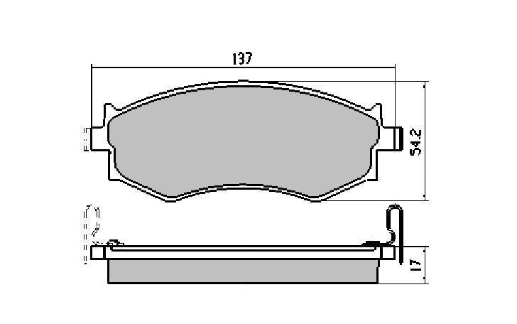 RDA Phantom Ceramic Brake Pad Set Front RDC1165