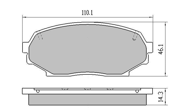 RDA Phantom Ceramic Brake Pad Set Front RDC1178