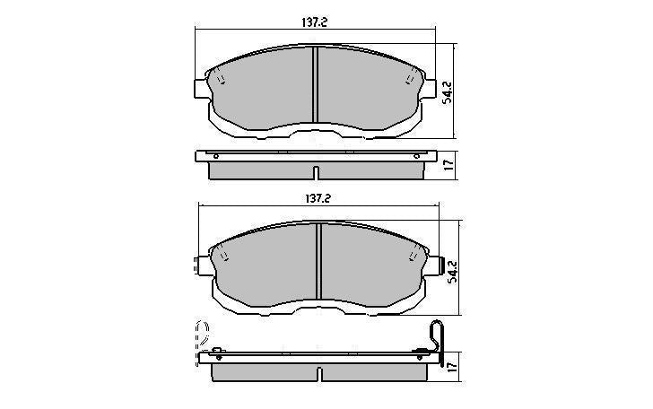 RDA GP Max Brake Pad Set RDB1187