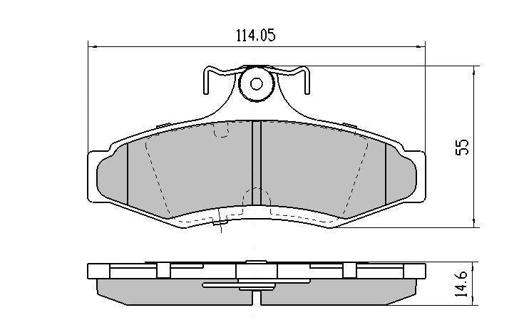RDA Phantom Ceramic Brake Pad Set Rear RDC1204